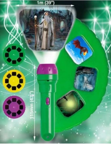 Brainstorm - Wizard & Dragon Torch and Projector