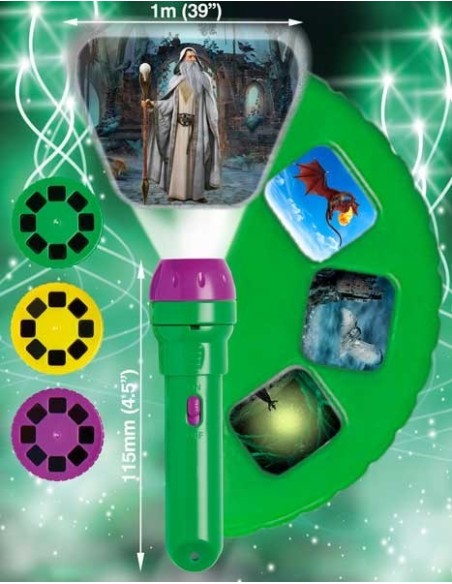 Brainstorm - Wizard & Dragon Torch and Projector