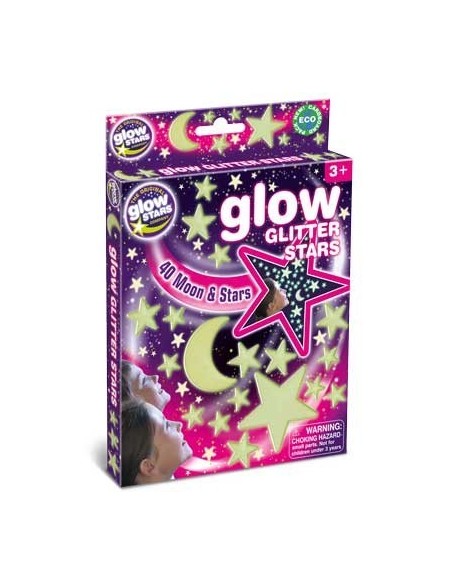 Glow Glitter Stars