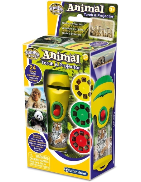 Brainstorm - Animal Torch and Projector - zaklamp dieren