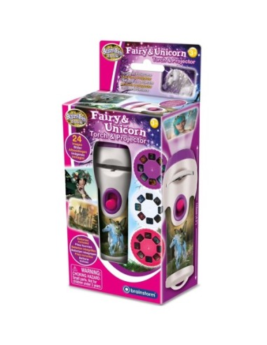 Brainstorm - Fairy & Unicorn Torch and Projector - zaklamp elf en eenhoorn