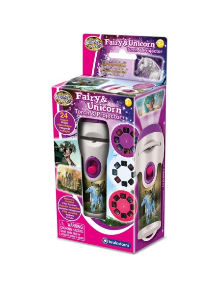 Brainstorm - Fairy & Unicorn Torch and Projector - zaklamp elf en eenhoorn