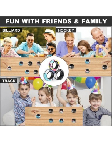Magnetic Rings Stim Toy Fidget