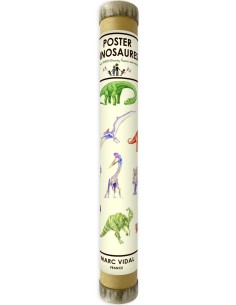 Marc Vidal - 101NL - Poster De dinosaurussen in kartonnen koker NL 2