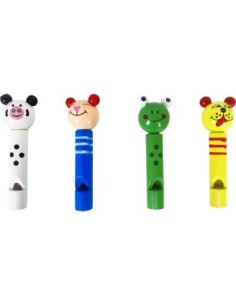 Marc Vidal - 189 - Sifflets Z'animaux - Houten fluitje 3 designs 2