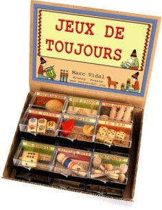 Marc Vidal - 378 - Jeux de Toujours - 9 klassieke spellen buxus