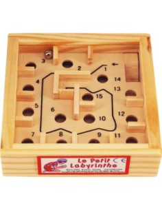 Marc Vidal - 428 - Le Petit Labyrinthe - houten doolhof geduldspelletje 2