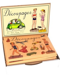 Marc Vidal - 981 -  Découpages knipvellen aankleedpoppen