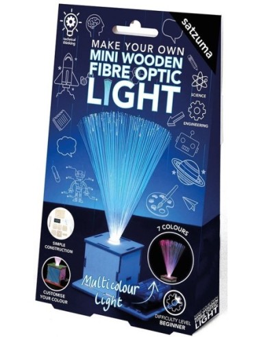 Satzuma - STEM - Wooden Fibre Optic Light